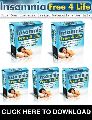 Insomnia Free 4 Life PDF, eBook by John Parkin