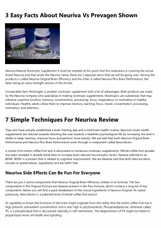 10 Undeniable Reasons People Hate Neuriva review