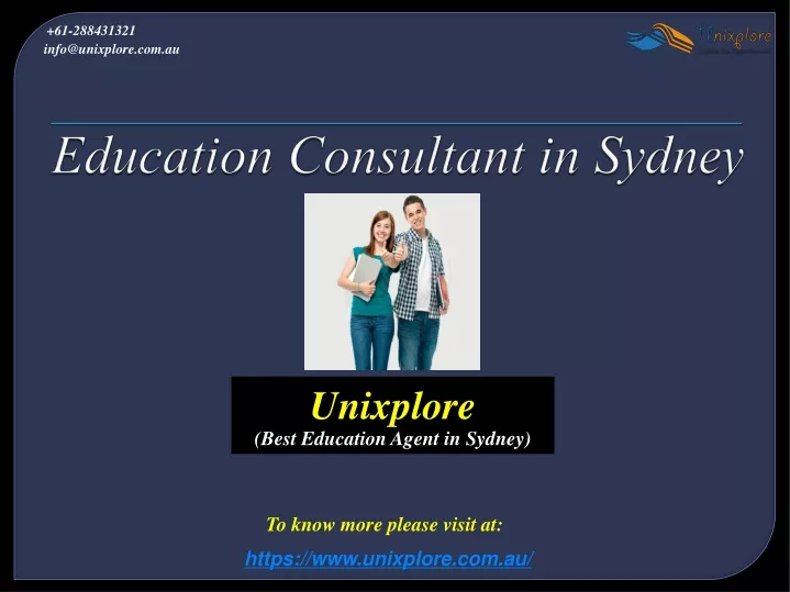 education consultant in sydney