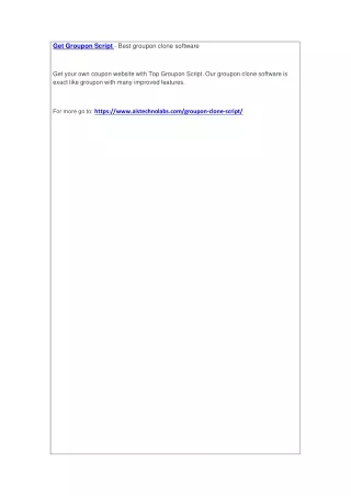 get groupon script best groupon clone software