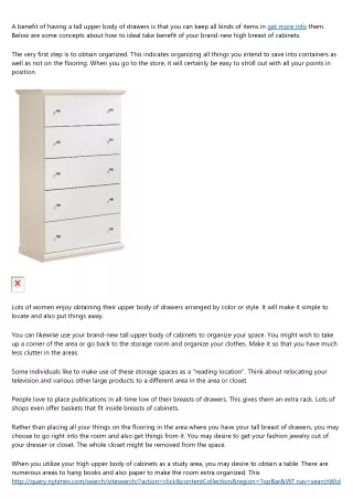 5 Bad Habits That People in the best tall chest of drawers reviews Industry Need to Quit