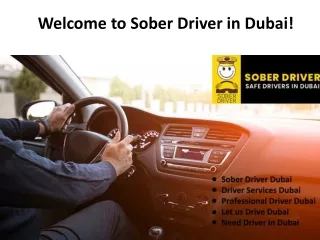 safe driver dubai | drive me safe
