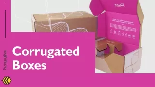 corrugated boxes