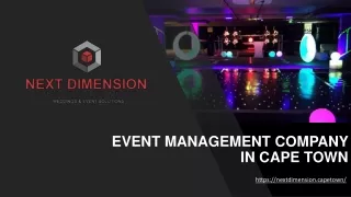 Event Management  Company in Cape Town