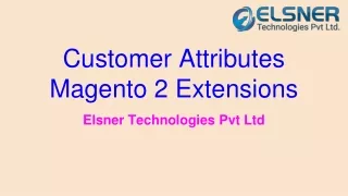 customer attributes magento 2 extensions