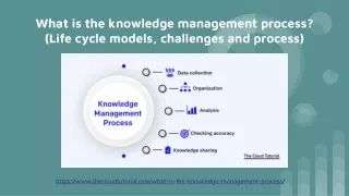 What is the knowledge management process? (Life cycle models, challenges and process)