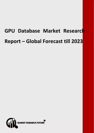 gpu database market research report global