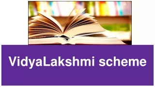 vidyalakshmi scheme