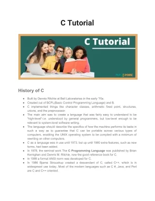 c tutorial