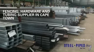 Fencing, Hardware and Tubing Supplier in Cape Town