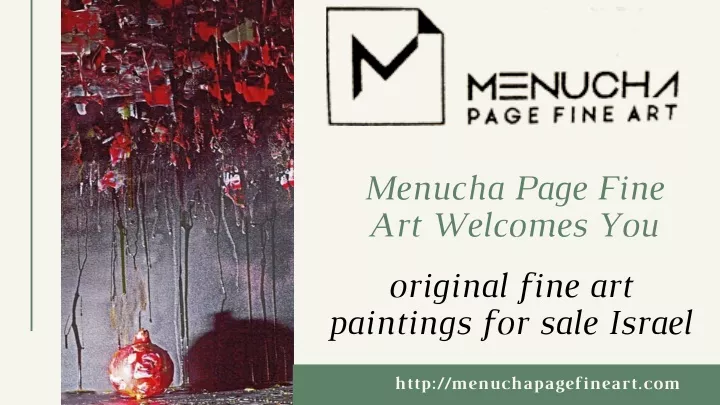 menucha page fine art welcomes you