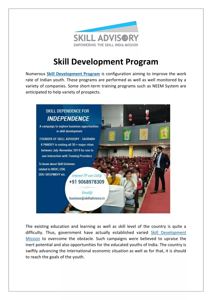 skill development program