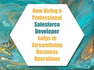 how h iring a p rofessional salesforce developer