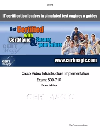 Cisco Video Infrastructure Implementation Exam 500-710  Pass Guarantee