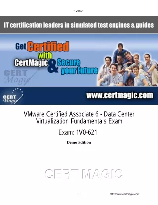 VMware Certified Associate 6 - Data Center Virtualization Fundamentals Exam 1V0-621 Pass Guarantee