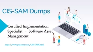 ServiceNow CIS-SAM Exam Dumps