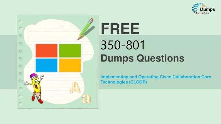 free 350 801 dumps questions