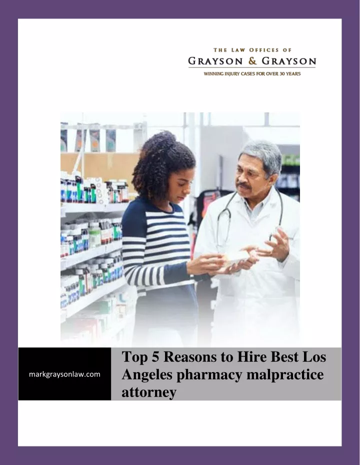 top 5 reasons to hire best los angeles pharmacy