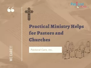 Practical Ministry Helps