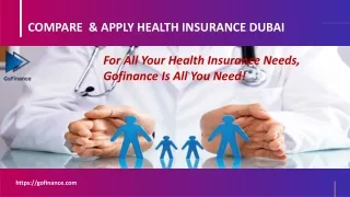 Compare Health Insurance Dubai