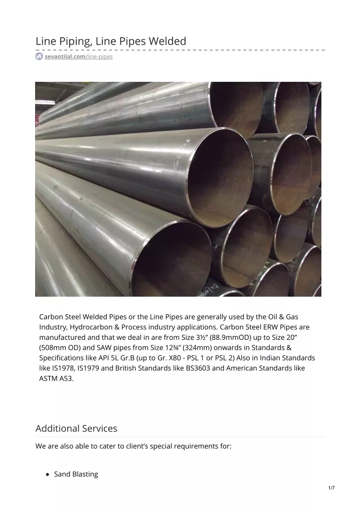 line piping line pipes welded