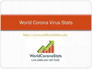 World Corona Virus Stats