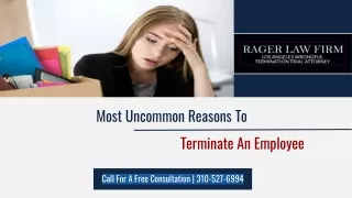 most uncommon reasons to