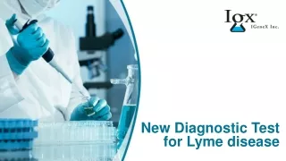 New Diagnostic Test for Lyme disease