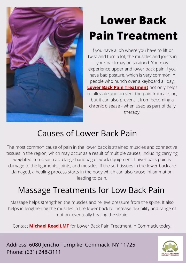 lower back pain treatment