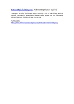 Technical Recruiter Companies - Technical Employment Agencies - slide 1