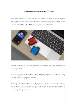ijoy neptune x review better x flavor