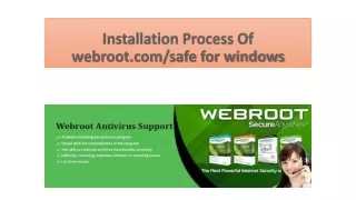 Installation Process Of webroot