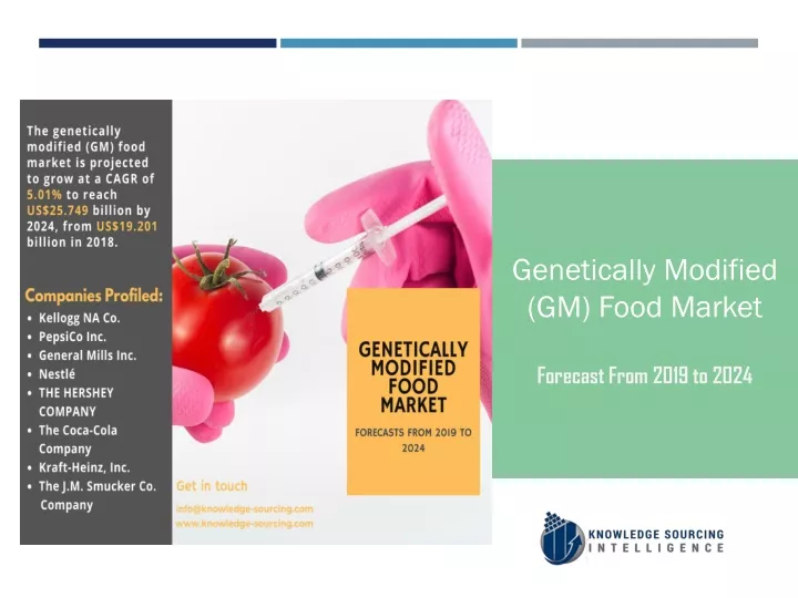 genetically modified gm food market forecast from