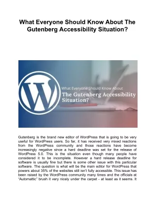 what everyone should know about the gutenberg