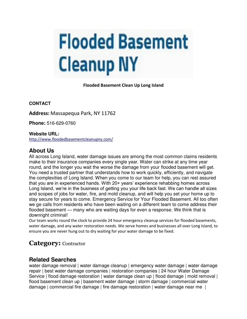 PPT - Flooded Basement Clean Up Long Island PowerPoint Presentation ...