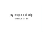 my assignment help - slide 1