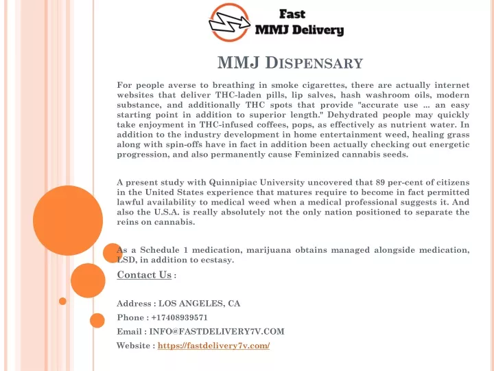 mmj dispensary