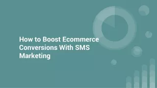 How to boost ecommerce conversions with sms marketing