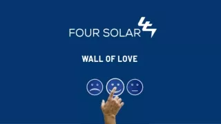 Wall of Love - Customers Testimonials - Four Solar