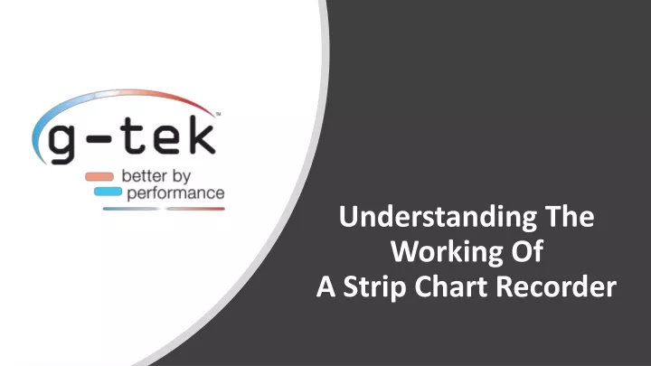 understanding the working of a strip chart recorder