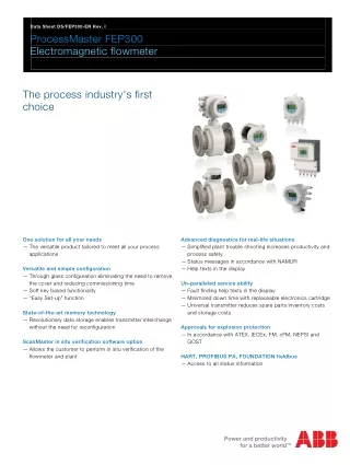 data sheet ds fep300 en rev i processmaster