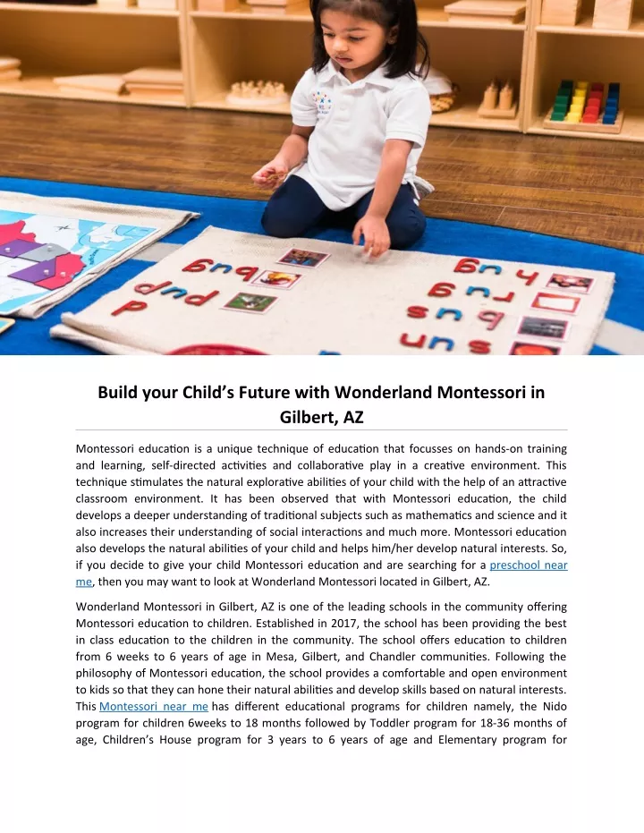 build your child s future with wonderland
