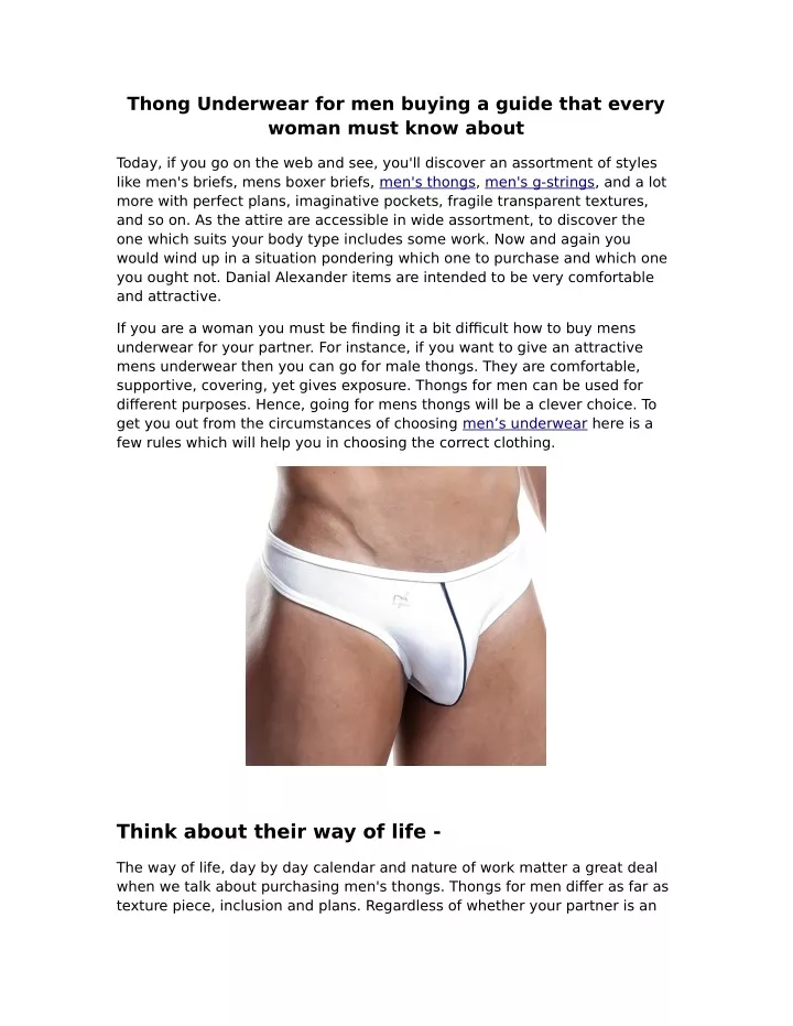 thong underwear for men buying a guide that every