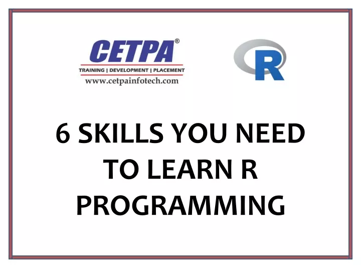 6 skills you need to learn r programming