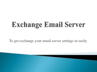 exchange email server