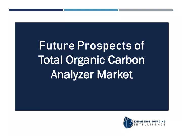 future prospects of total organic carbon analyzer