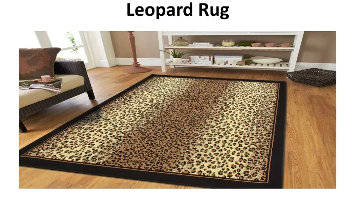 leopard rug