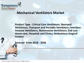 Mechanical Ventilators Market by Product, Interface and Forecast to 2026