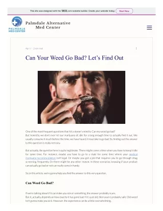 Can Your Weed Go Bad? Let’s Find Out