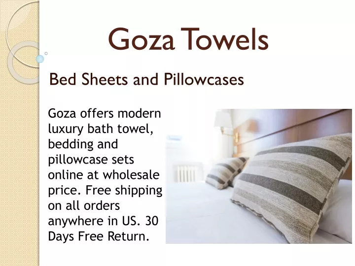 goza towels